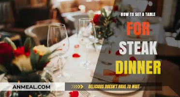 Elegant Steak Dinner Table Setting: A Step-by-Step Guide