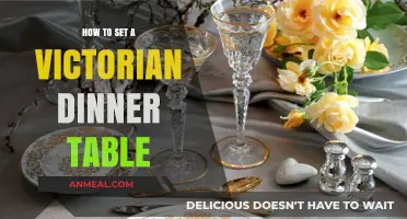 Elegant Victorian Dinner Table Setting: A Step-by-Step Guide to Timeless Dining