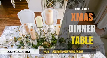 Elegant Christmas Dinner Table Setting: Tips for a Festive & Cozy Celebration