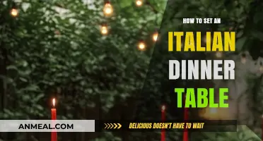 Mastering the Art of Setting an Authentic Italian Dinner Table