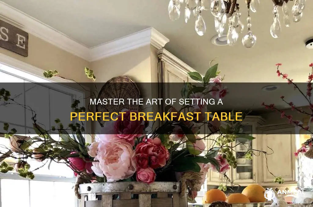 how to set breakfast table