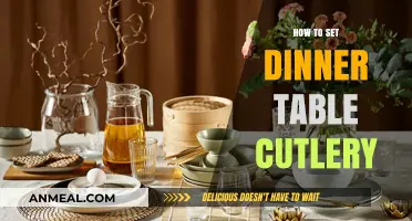 Mastering the Art of Setting Dinner Table Cutlery with Ease