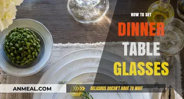 Elegant Table Setting: Mastering the Art of Dinner Glass Placement