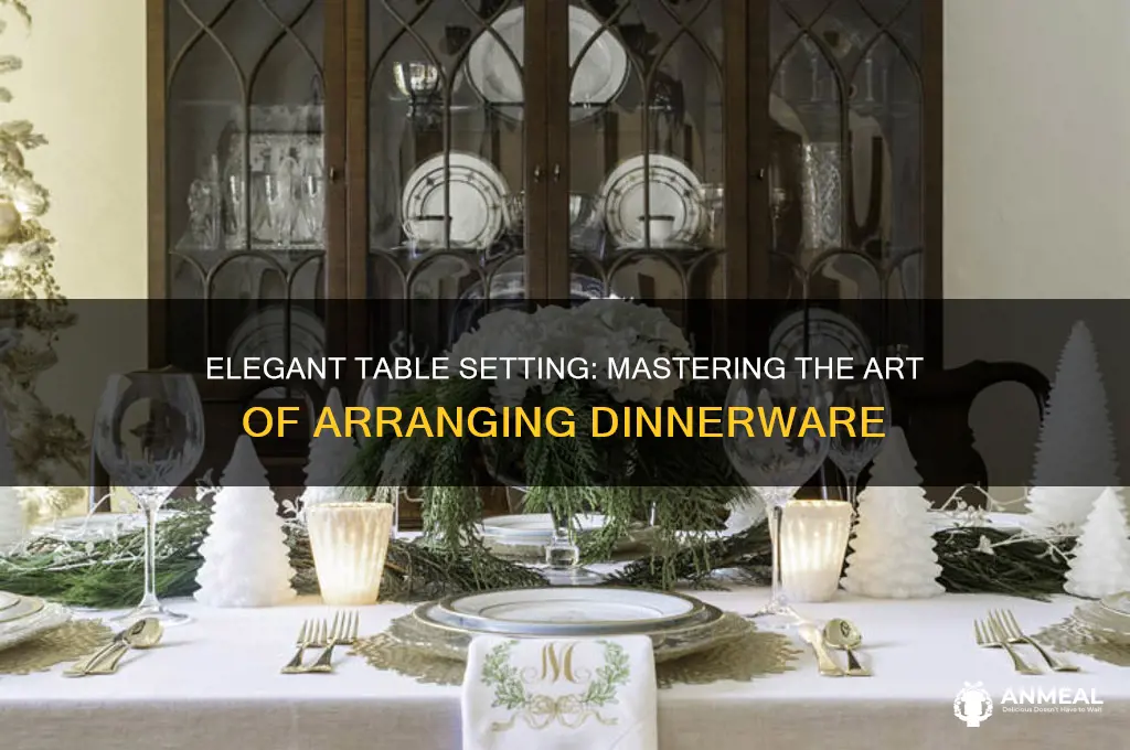 how to set dinner ware