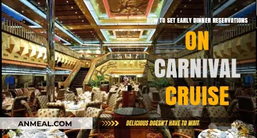 Secure Early Carnival Cruise Dinner Reservations: Tips for a Perfect Evening