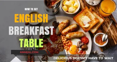 Mastering the Art of Setting a Perfect English Breakfast Table