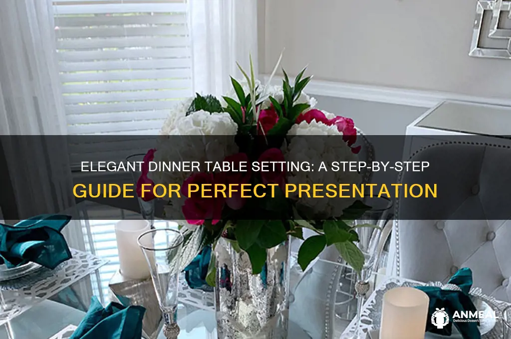how to set table for dinner