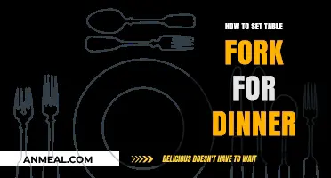 Mastering Dinner Etiquette: Perfectly Setting Your Table Fork