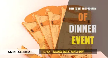 Crafting the Perfect Dinner Event Program: A Step-by-Step Guide