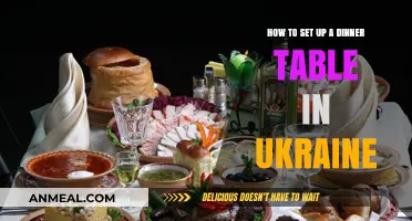 Ukrainian Table Setting: A Guide to Traditional Dinner Arrangements