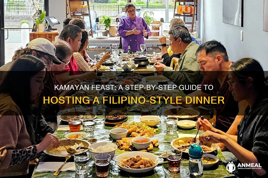 how to set up a kamayan dinner