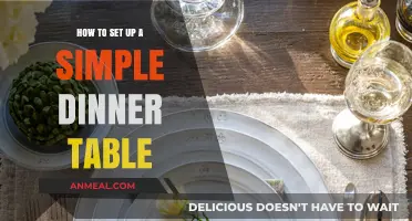 Effortless Dinner Table Setup: Simple Tips for a Stylish Evening