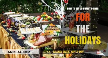 Festive Buffet Setup: Holiday Dinner Hosting Made Easy & Elegant