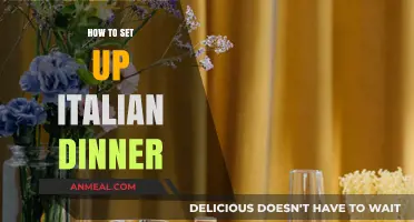Mastering the Art of Setting Up an Authentic Italian Dinner