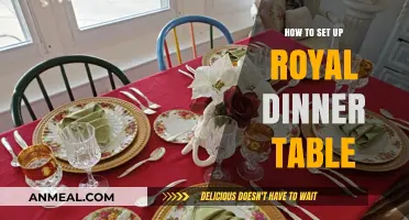 Elegant Royal Dinner Table Setup: A Step-by-Step Guide to Perfection