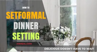 Mastering the Art of a Perfect Formal Dinner Table Setting
