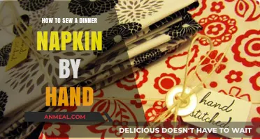 Hand Sewing Dinner Napkins: A Simple DIY Guide for Beginners
