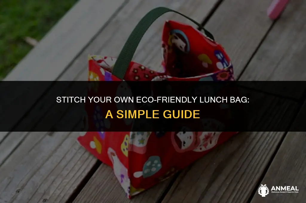 how to sew a lunch bag