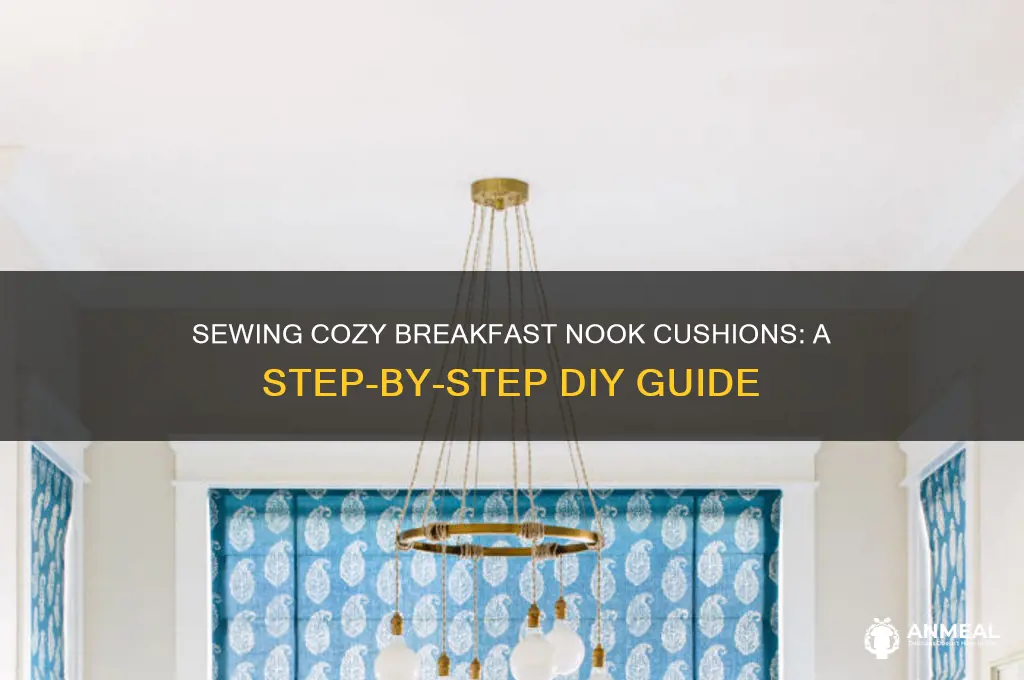 how to sew breakfast nook cushions