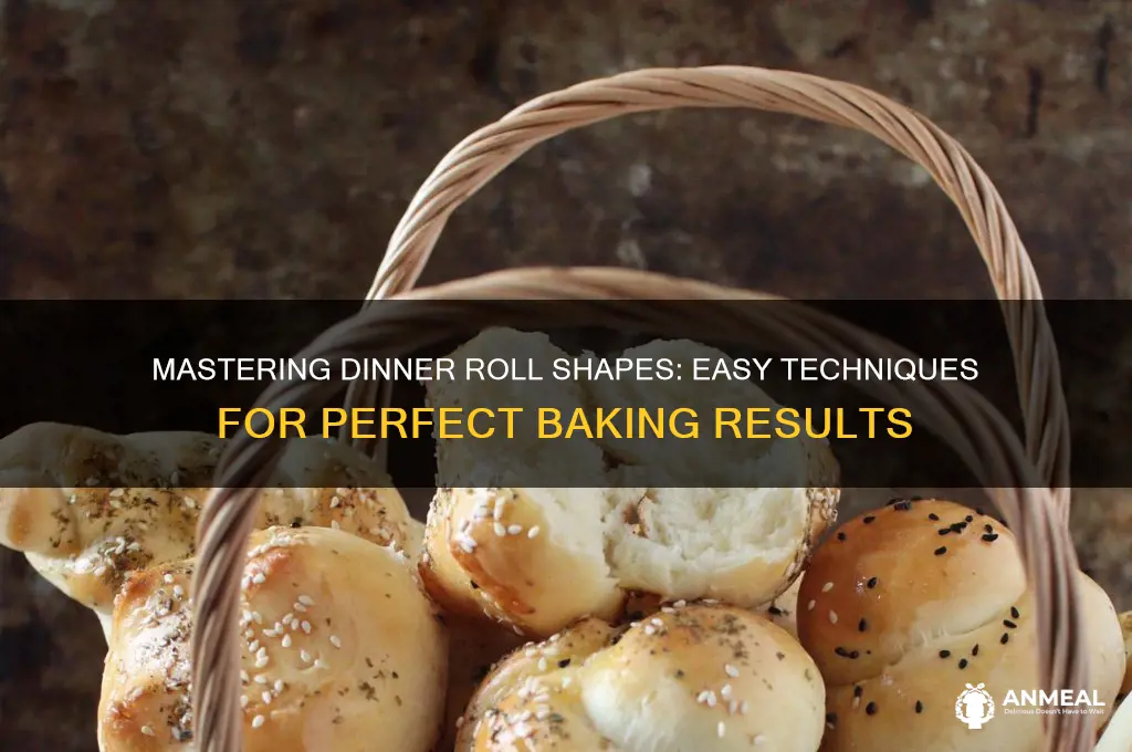 how to shape dinner rolls for baking
