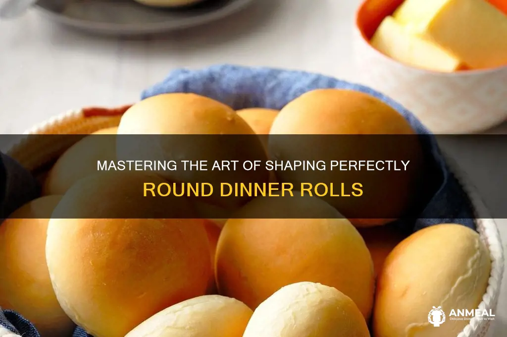 how to shape perfectly round dinner rolls