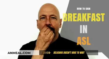 Mastering ASL: How to Sign Breakfast in American Sign Language