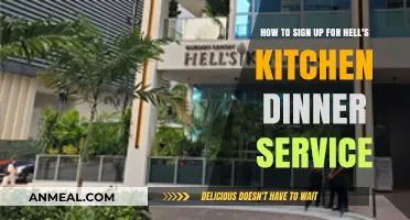 Join Hell's Kitchen: A Step-by-Step Guide to Dinner Service Sign-Up