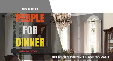 Elegant Seating Arrangements: Hosting a 30-Person Dinner Party with Ease