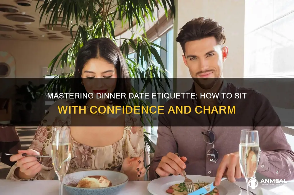 how to sit on a dinner date
