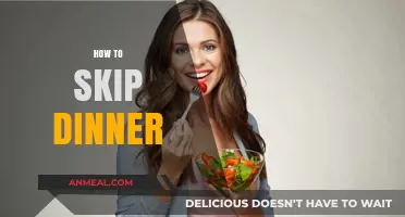 Skip Dinner Smartly: Healthy Strategies for Missing Evening Meals