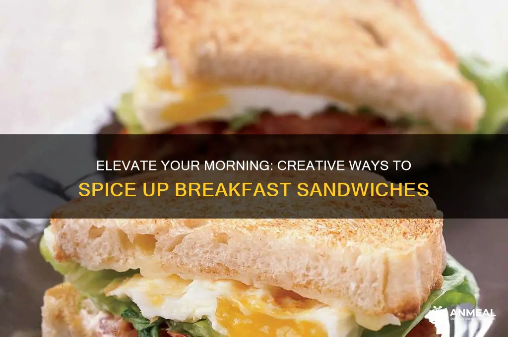 how to spice up a breakfast sandwich