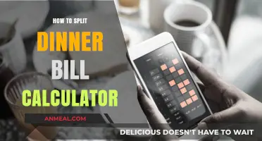 Effortless Bill Splitting: Your Guide to Fair Dinner Bill Calculation
