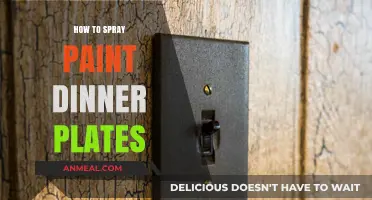 DIY Spray Paint Dinner Plates: Easy Creative Tableware Makeover Guide