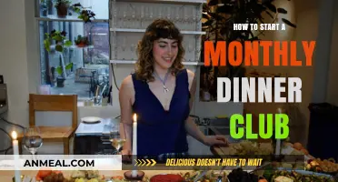 Host Memorable Monthly Dinners: A Guide to Starting Your Dinner Club
