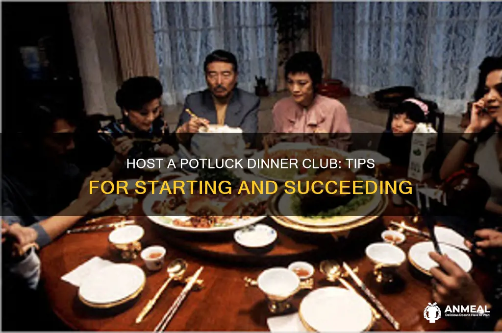 how to start a potluck dinner club