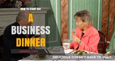 Mastering Business Dinners: Tips for a Successful Start and Impression