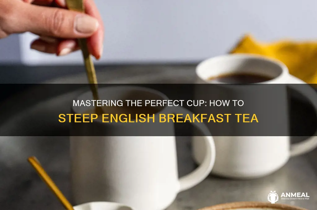 how to steep english breakfast tea