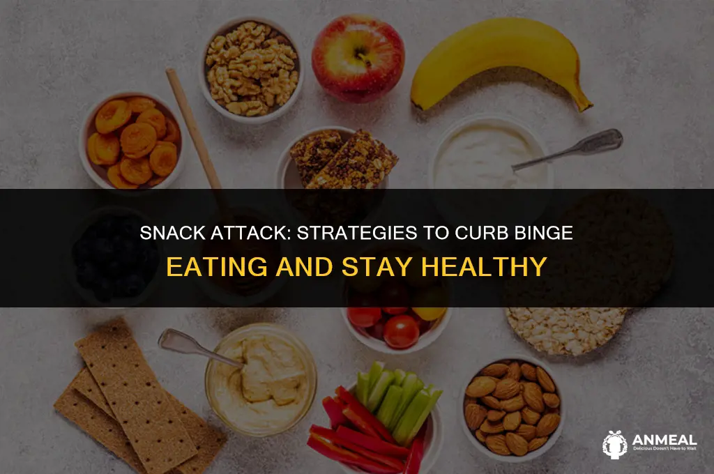 how to stop binge eating snacks