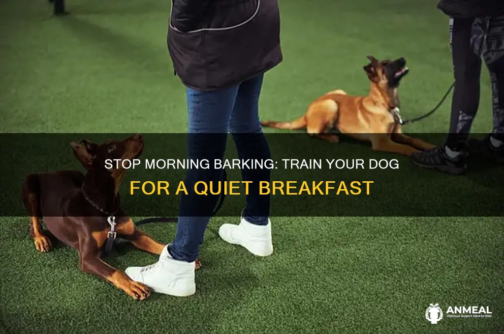 how to stop dog barking for breakfast