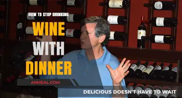 Breaking the Habit: Strategies to Stop Pairing Wine with Dinner