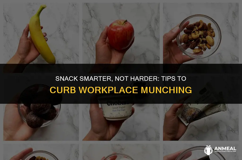 how to stop eating free snacks at work