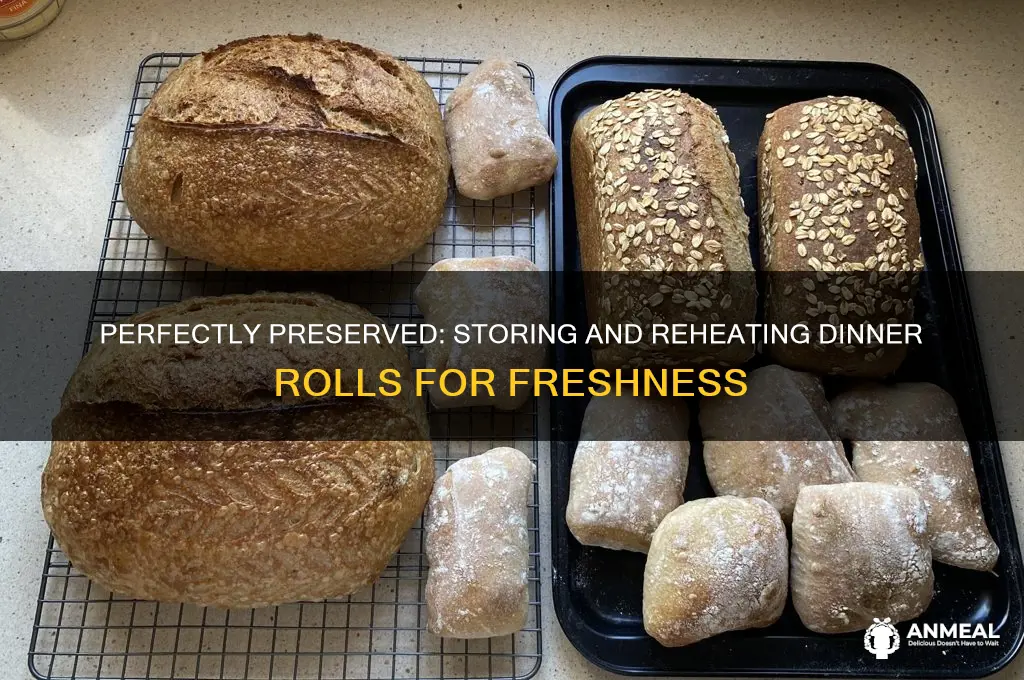 how to store and reheat dinner rolls