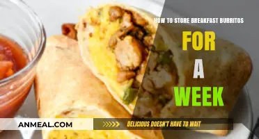 Easy Breakfast Burrito Storage Tips for a Week of Meals