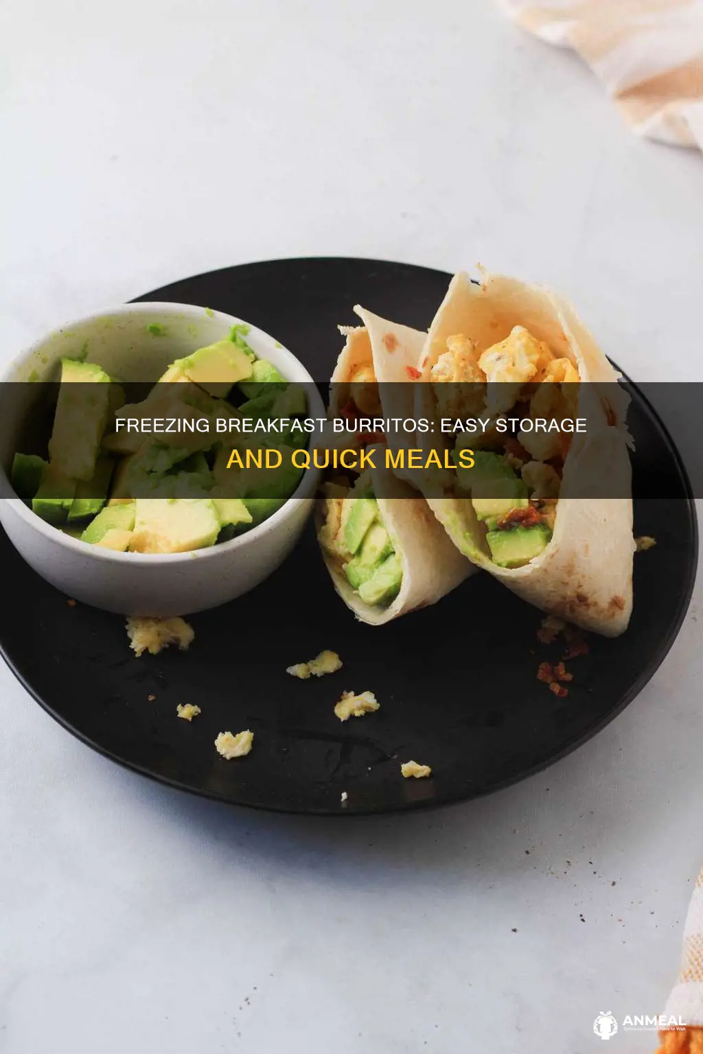 how to store breakfast burritos in freezer