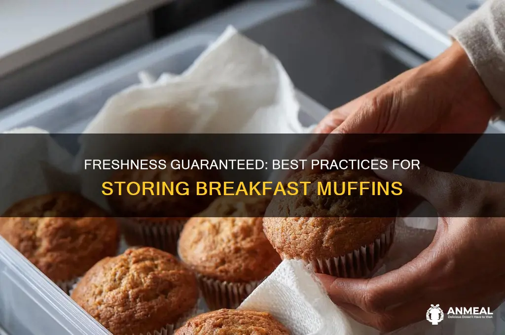 how to store breakfast muffins