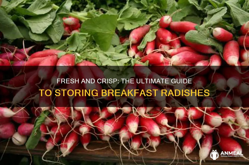 how to store breakfast radishes