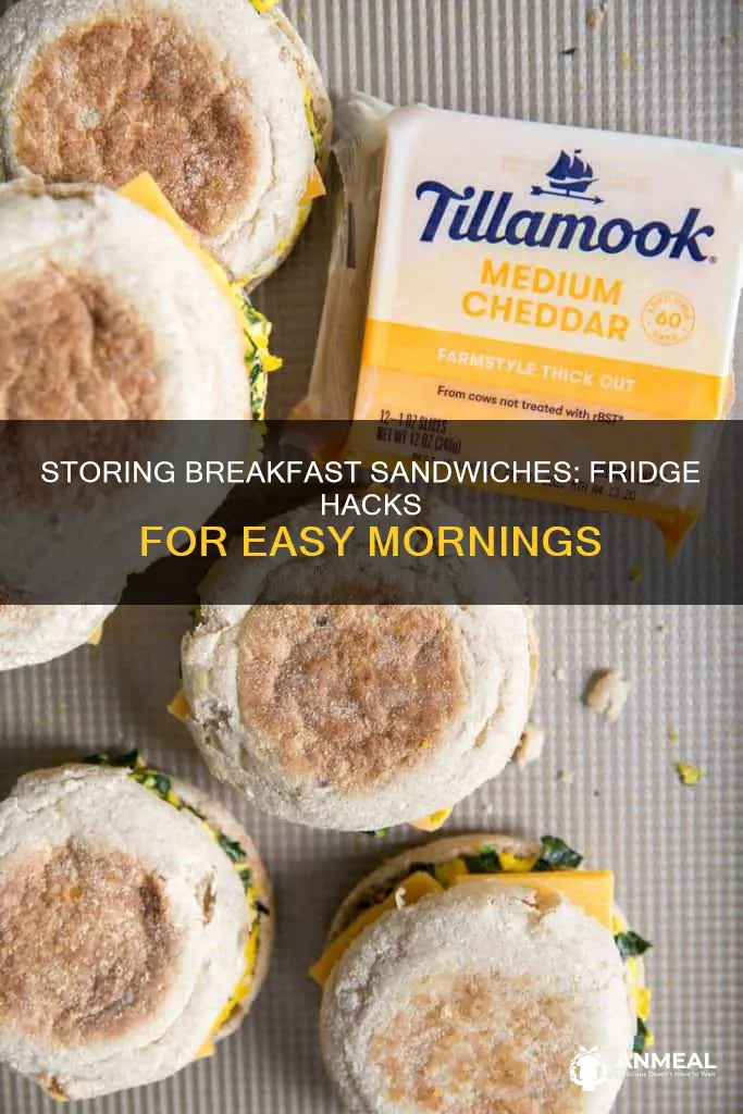 how to store breakfast sandwiches in fridge