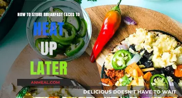 Perfectly Reheated Breakfast Tacos: Storage Tips for Later Enjoyment