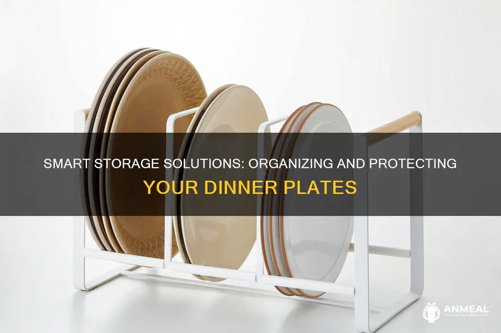 how to store dinner plates