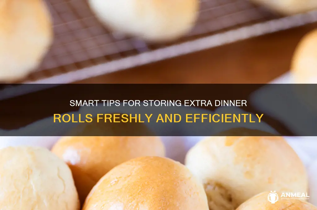 how to store extra dinner rolls
